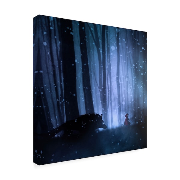 Sebastien Del Grosso 'Little Red Riding Hood Forest' Canvas Art,24x24